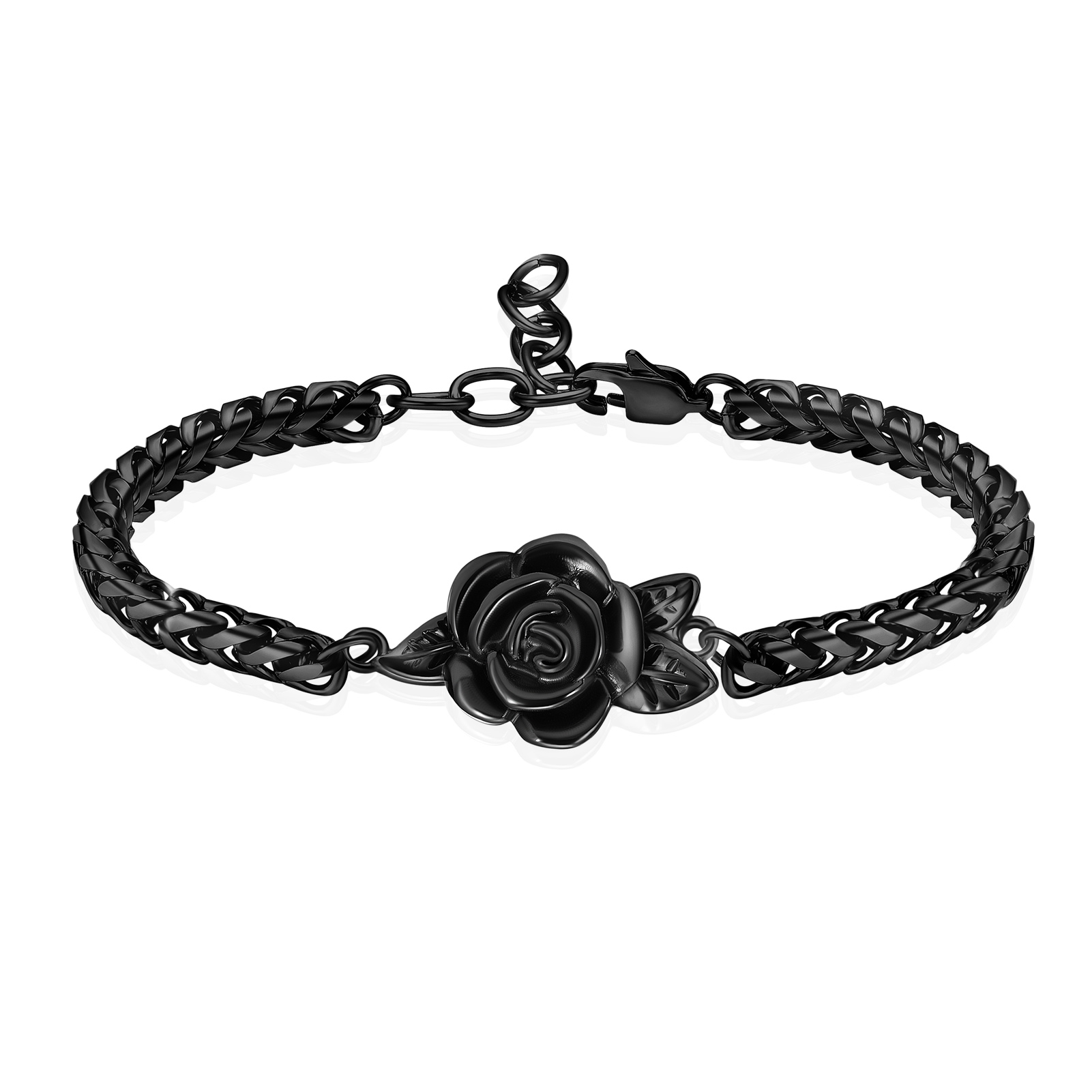 Rose Urn Cremation Bracelet For Ashes Memorial Woman Keepsake Bangle Jewelry - Picture 38 of 47