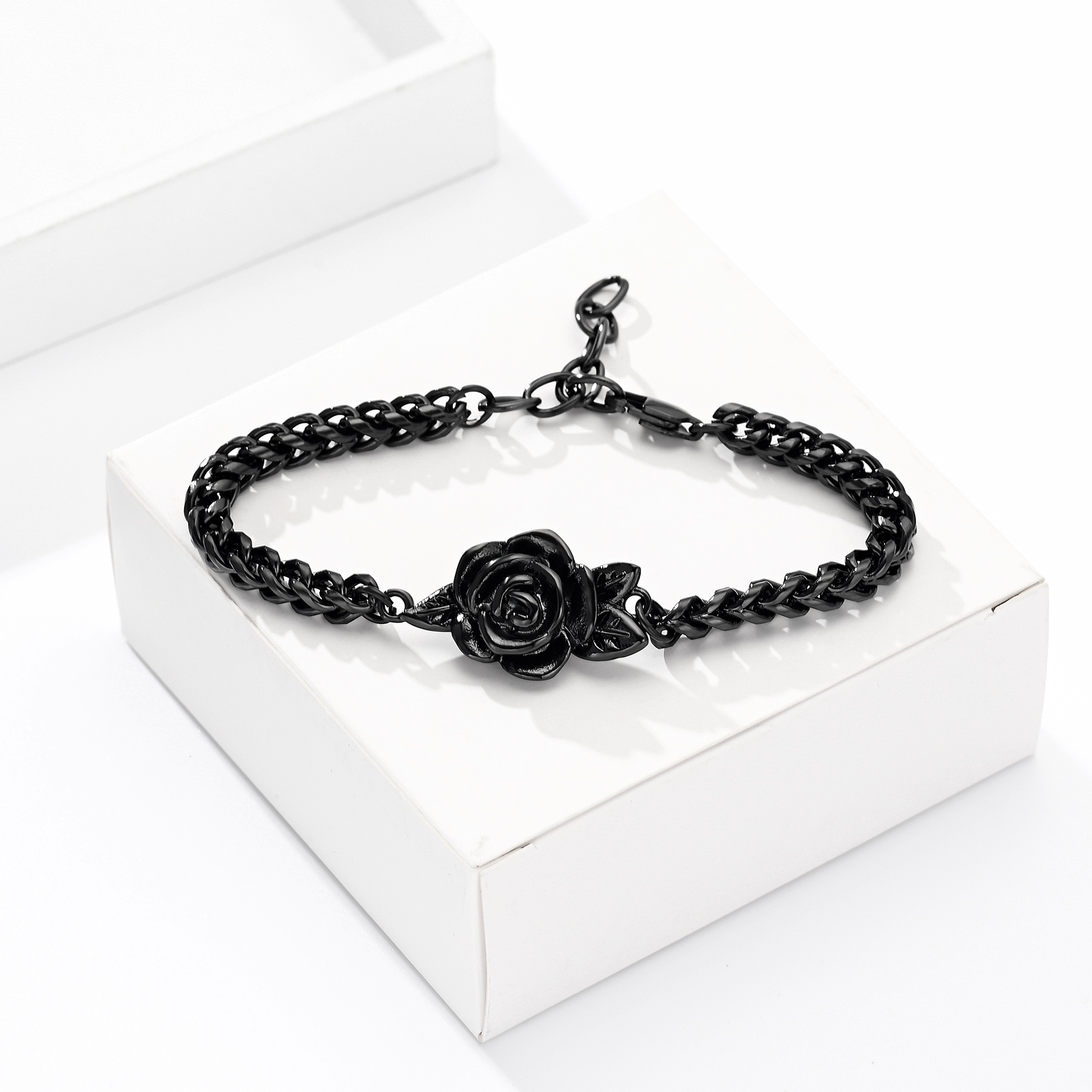 Rose Urn Cremation Bracelet For Ashes Memorial Woman Keepsake Bangle Jewelry - Picture 40 of 47