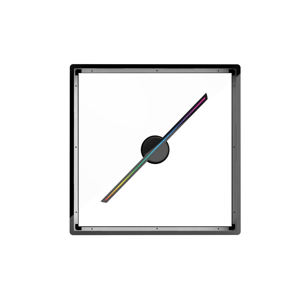 3D WIFI Hologram Projector LED Holographic Displays Fan Advertising w/Cover Case