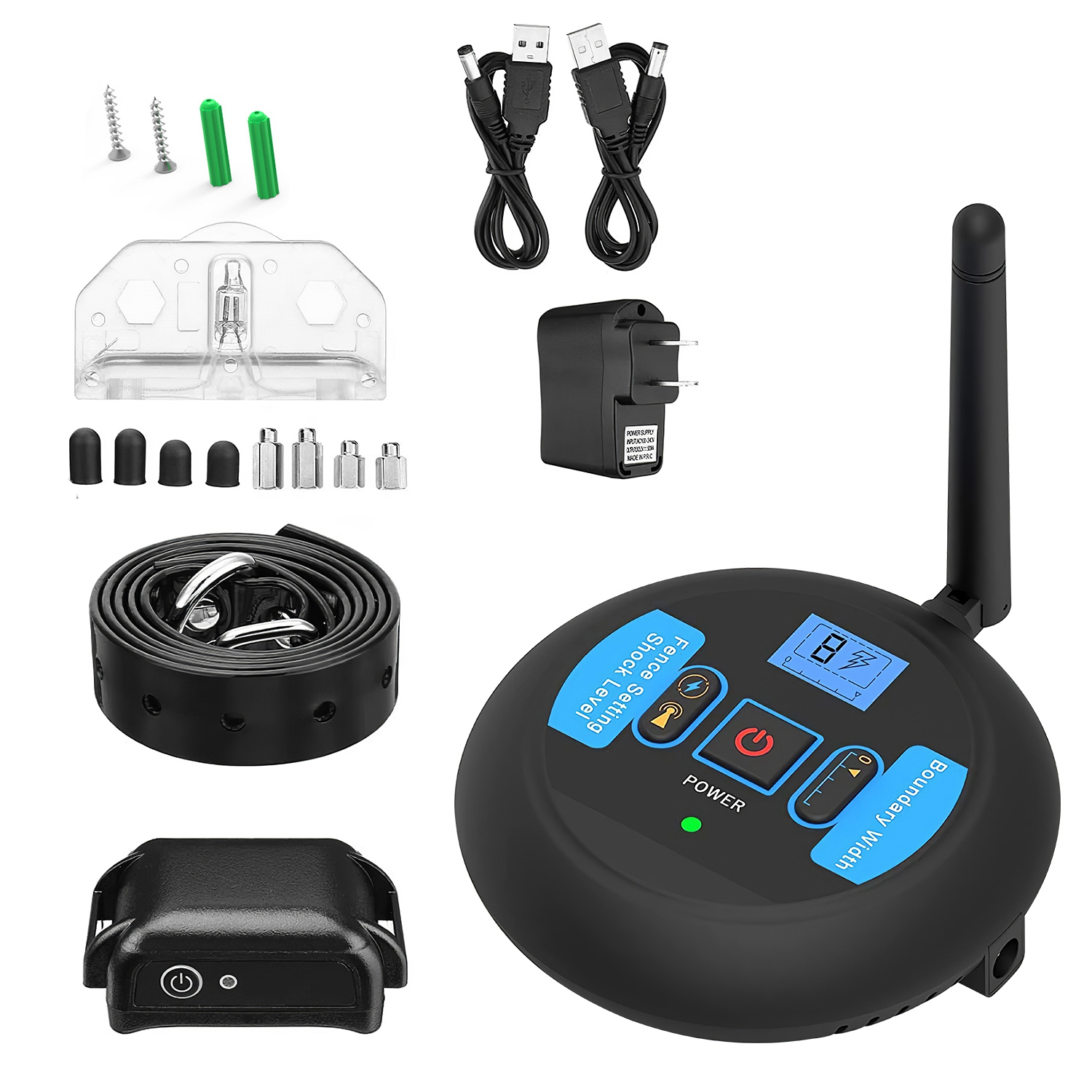 Wireless Electric Dog Fence Pet Containment System Shock Collar Set or Receiver - Picture 15 of 16