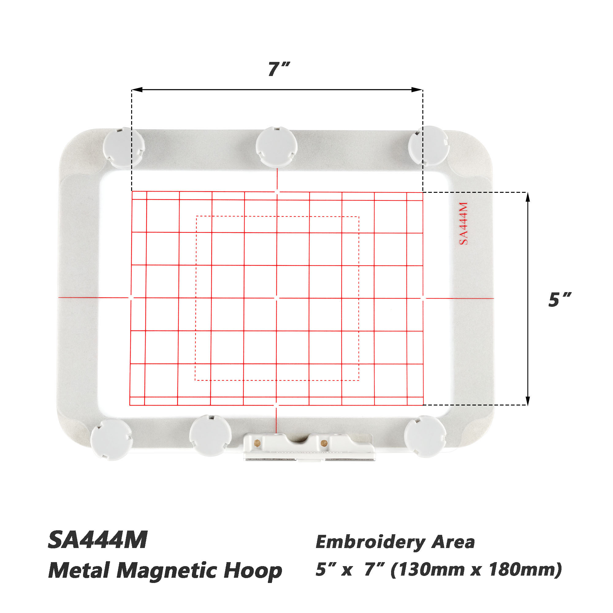 Magnetic Hoops for Brother PE900 etc & Babylock,Metal Magnet Embroidery Frames - Picture 12 of 17