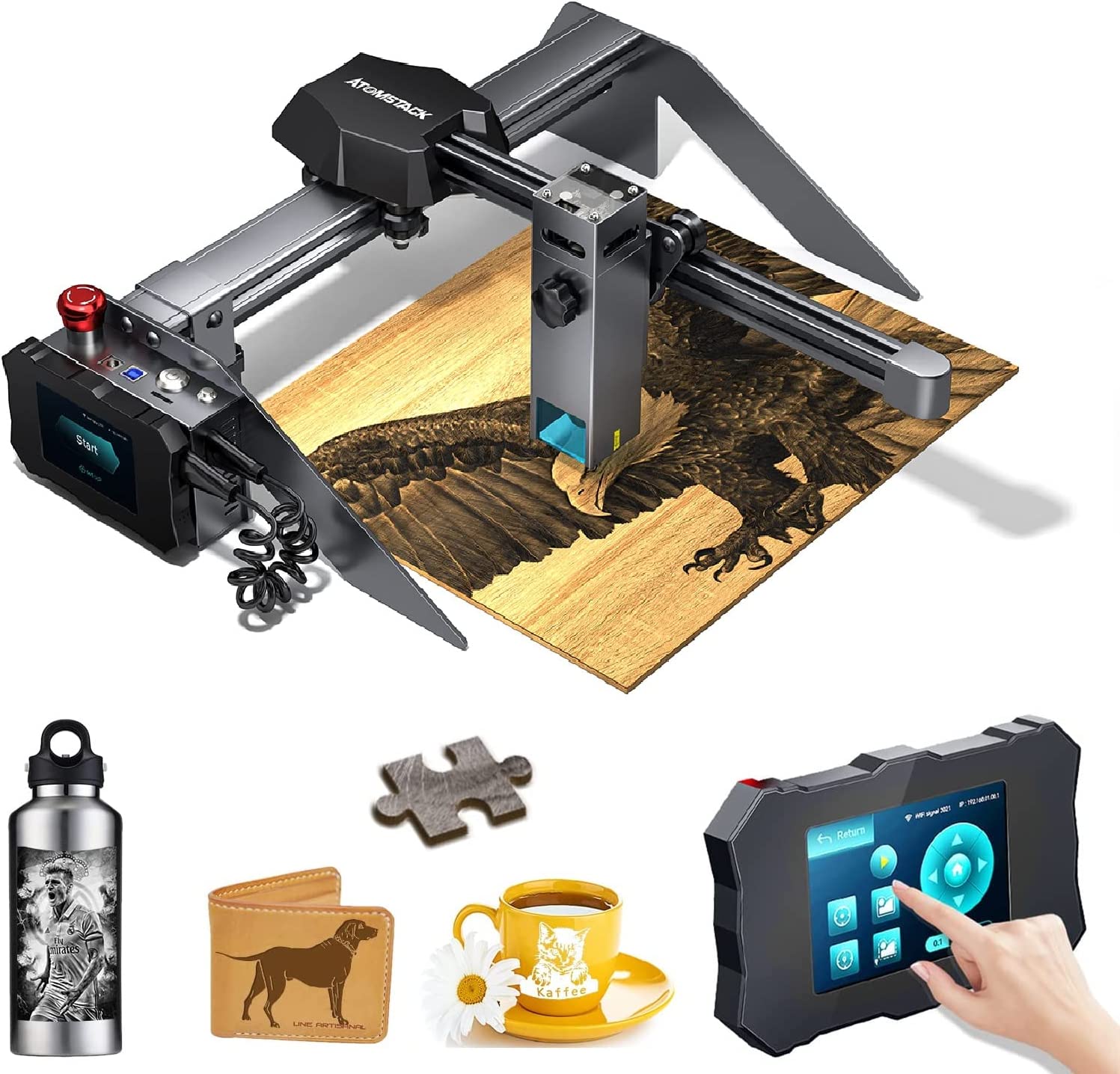 ATOMSTACK Graviermaschine Lasergravierer Engraving Maschine und Zubehörsets DE - Bild 10 von 88