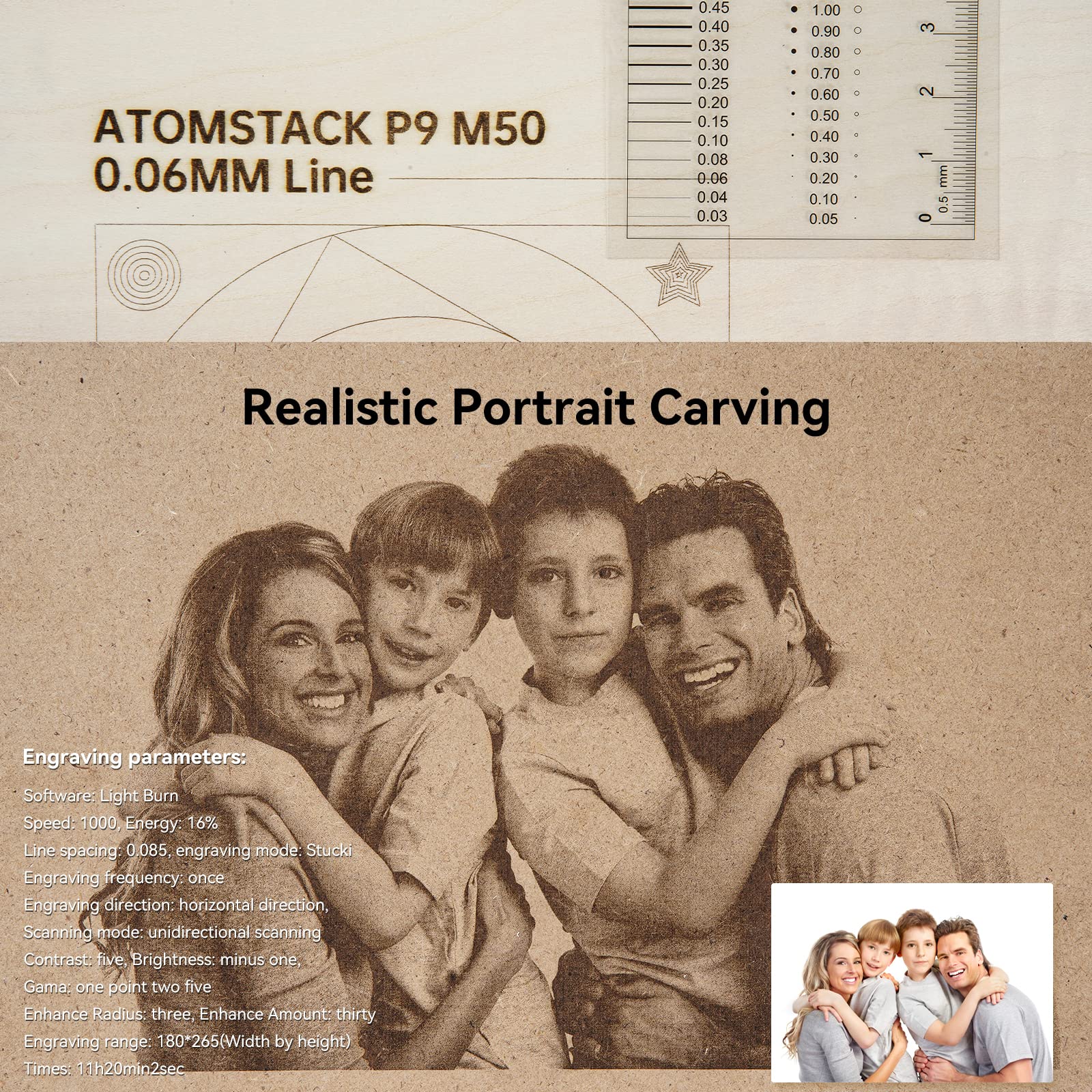 ATOMSTACK Graviermaschine Lasergravierer Engraving Maschine und Zubehörsets DE - Bild 13 von 88