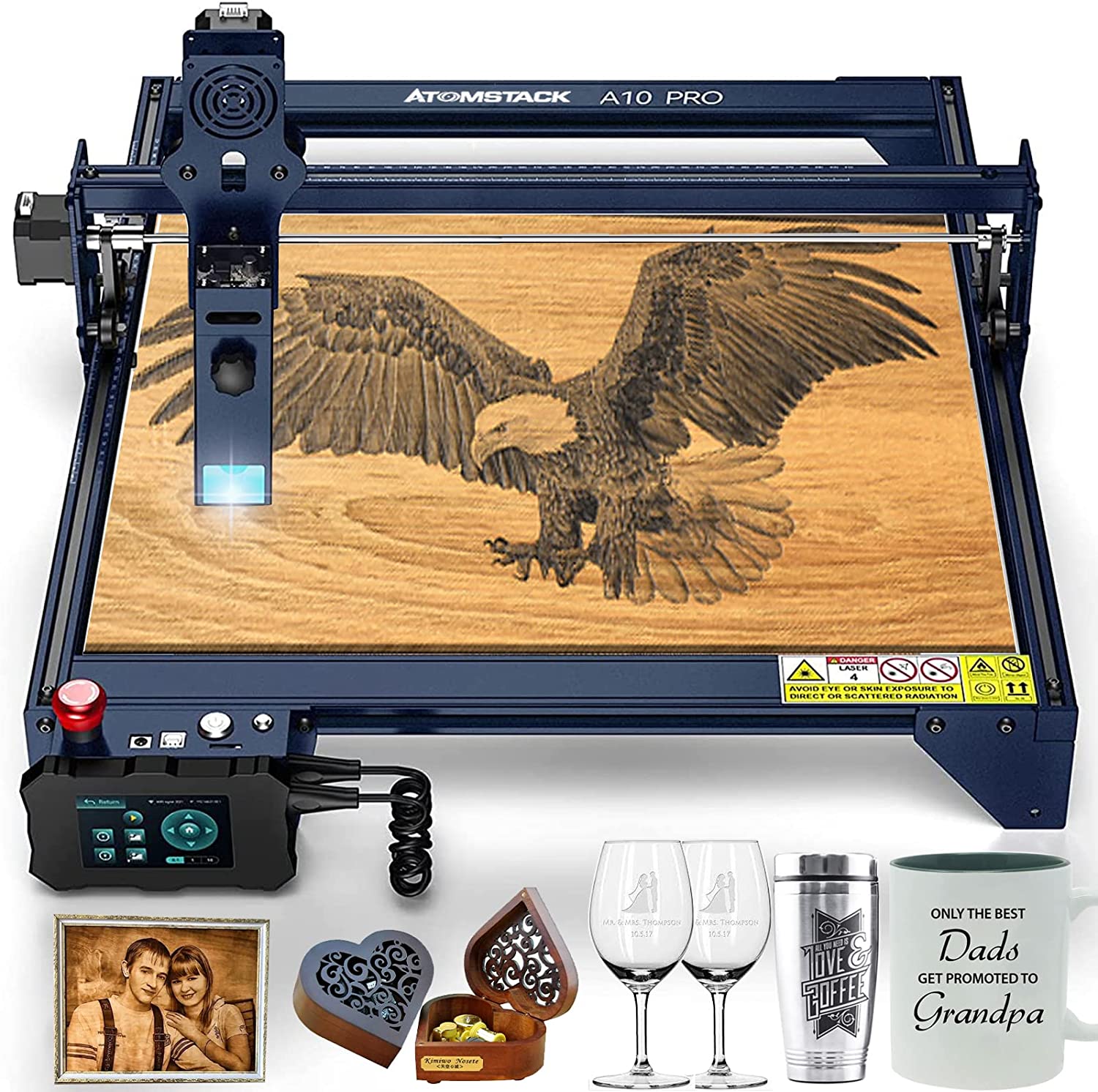 ATOMSTACK Graviermaschine Lasergravierer Engraving Maschine und Zubehörsets DE - Bild 17 von 88
