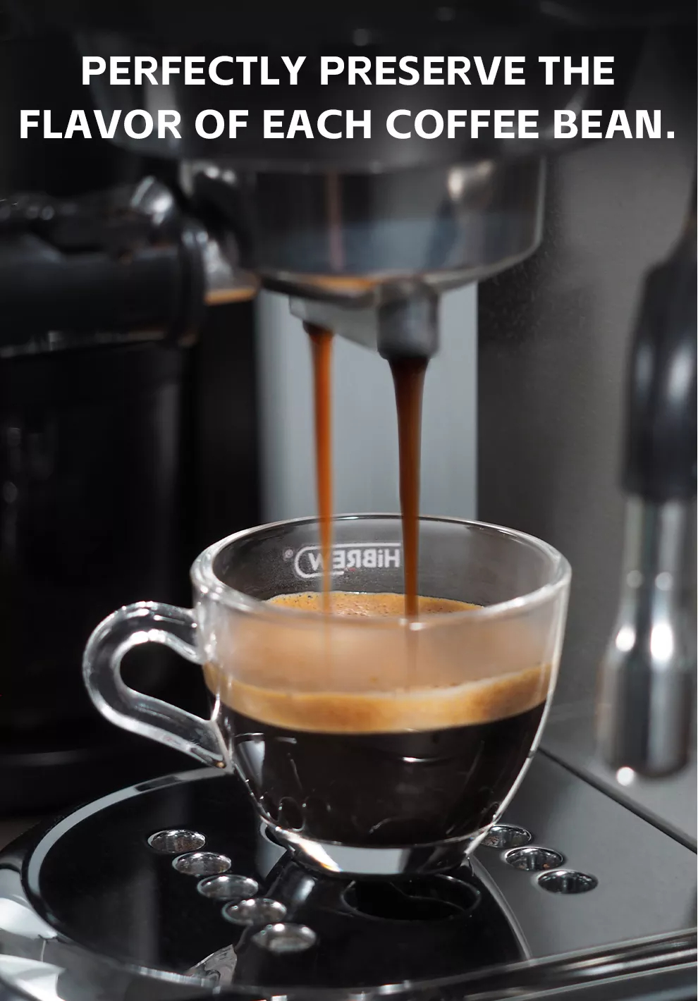 HiBREW G3G5 Kegelmahlwerk Espresso elektrisch Kaffeemühle für Kaffeemaschine