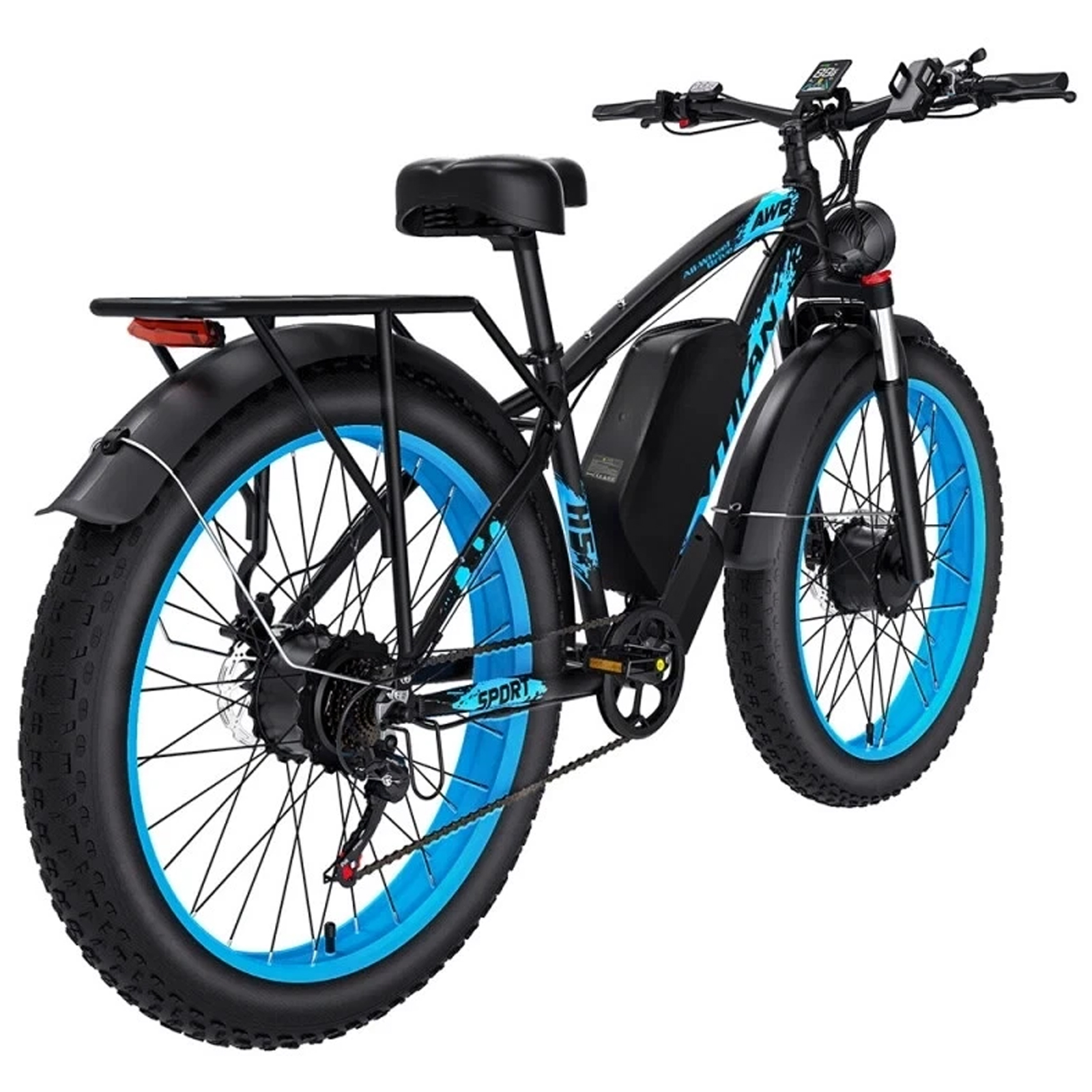 VITILAN H5 U3 Elektrofahrrad 52V 25Ah 24 Zoll FatBike E-Mountainbike 40MPH DE - Bild 12 von 13