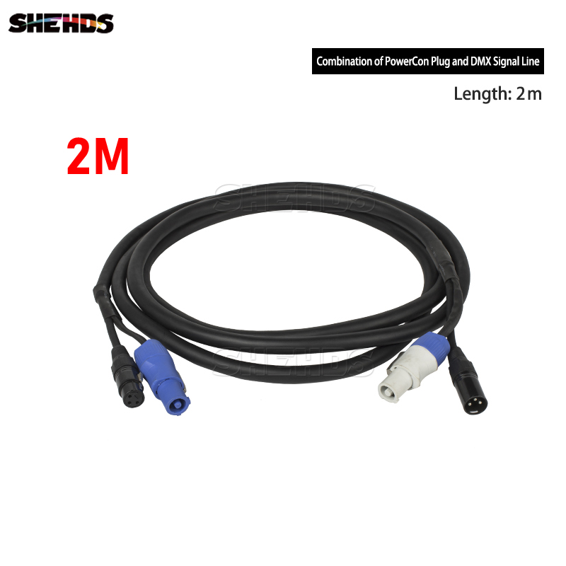SHEHDS 2M/ 3M Combination of 3pin DMX Signal Cable and Powercon For Satge Light - Picture 9 of 23