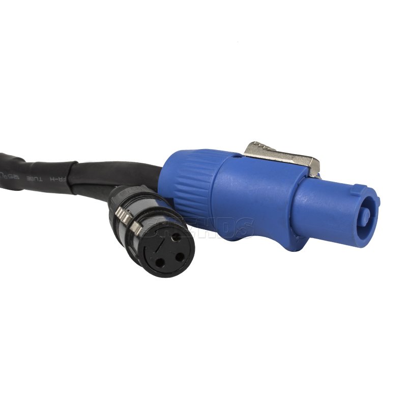 SHEHDS 2M/ 3M Combination of 3pin DMX Signal Cable and Powercon For Satge Light - Picture 21 of 23