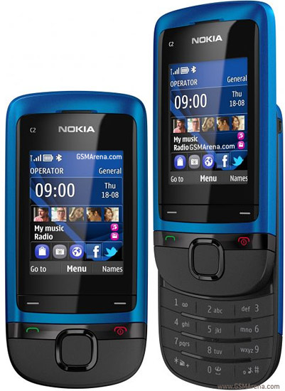 Nokia C2-05 Sider Classic Mobile Phone 2G GSM 900/1800 Unlocked 1 Year WARRANTY - 第 16/16 張圖片