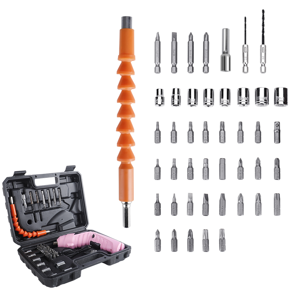 Electric Screwdriver Drill Set Power Tool Wireless Cordless USB Rechargeable - Picture 15 of 15