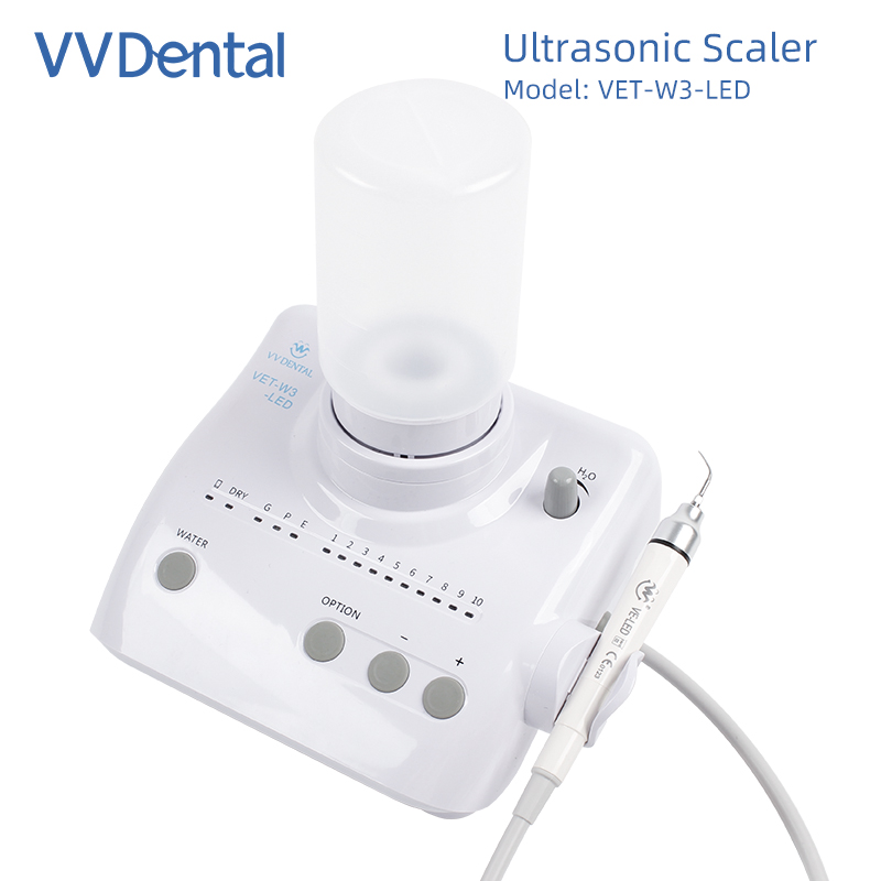 Scaler piezoelettrico ad ultrasuoni dentale punta 5/10 manipolo LED adatto a picchio EMS SATELEC - Foto 23 di 30