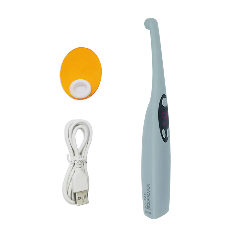 VVDental LED Curing Light 1S Resin Cure Lamp Wireless Charge Base 2200mW/c㎡ Lamp
