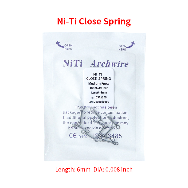 All Kinds of Orthodontic Dental Niti Closed Coil Spring 6mm 9mm 12mm