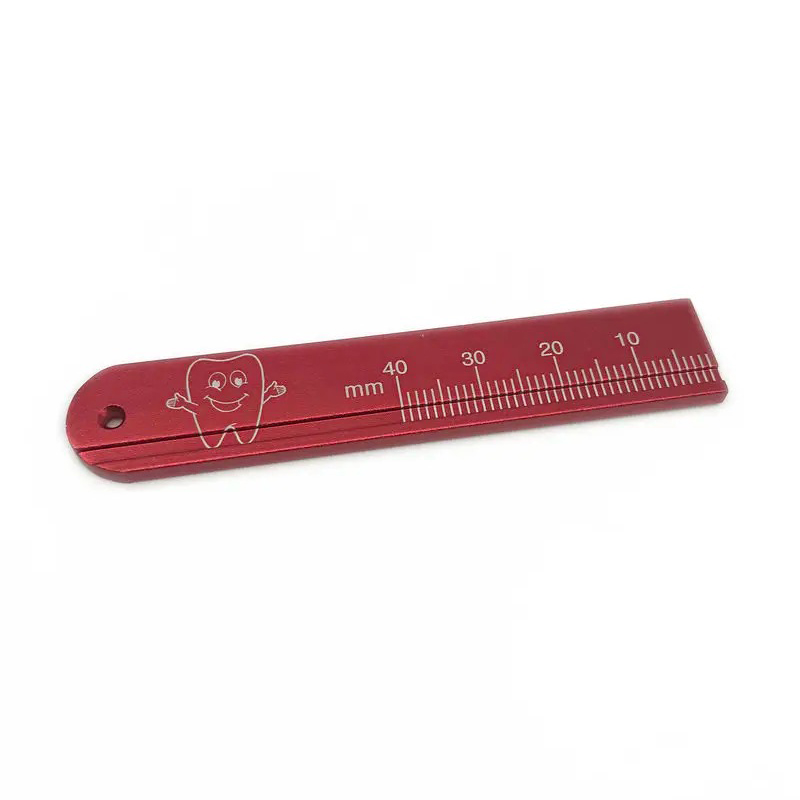 5Pcs Endodontic Measurement Tool Root Canal Dental Endo Rulers Gauge Span Scale