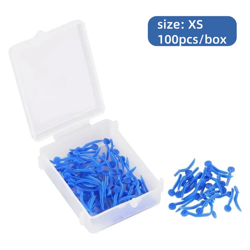 Mixed Disposable Plastic Wave Shape Dental Tooth Gap Composite Interdental Wedge
