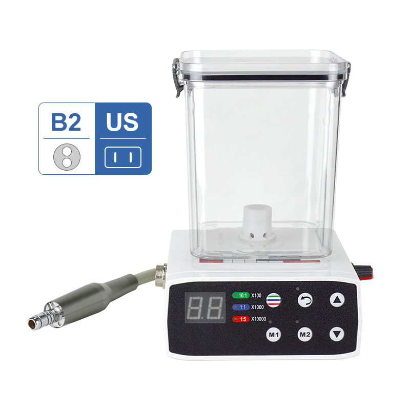 Dental Electric Micromotor Polishing Unit + 40K rpm Motor Handpiece Water Supply