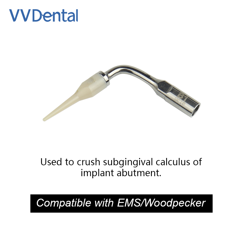 Dental Ultrasonic Scaler Tips for Implants Tartar & Plaque Removal fit EMS