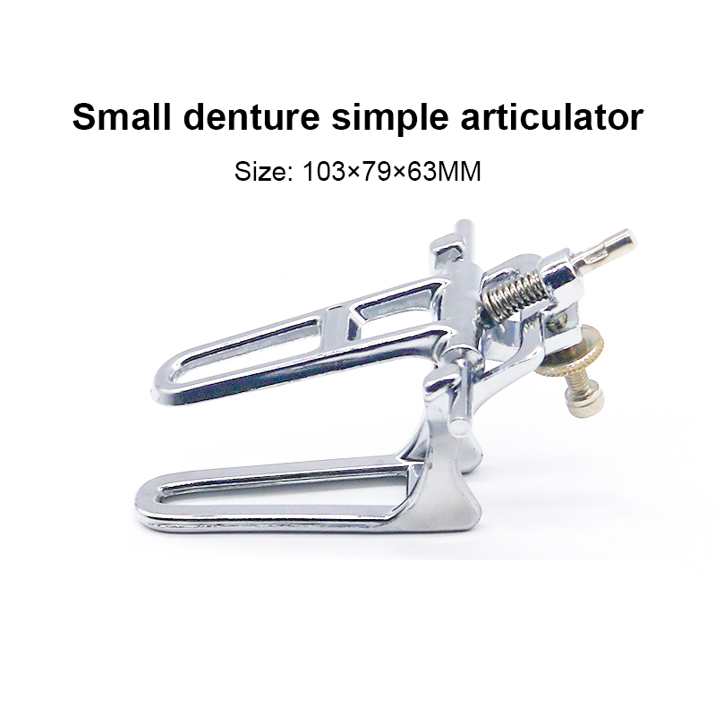 Dental Lab Zinc Alloy Articulator Simple Denture Bite Frame Large/Middle/Small
