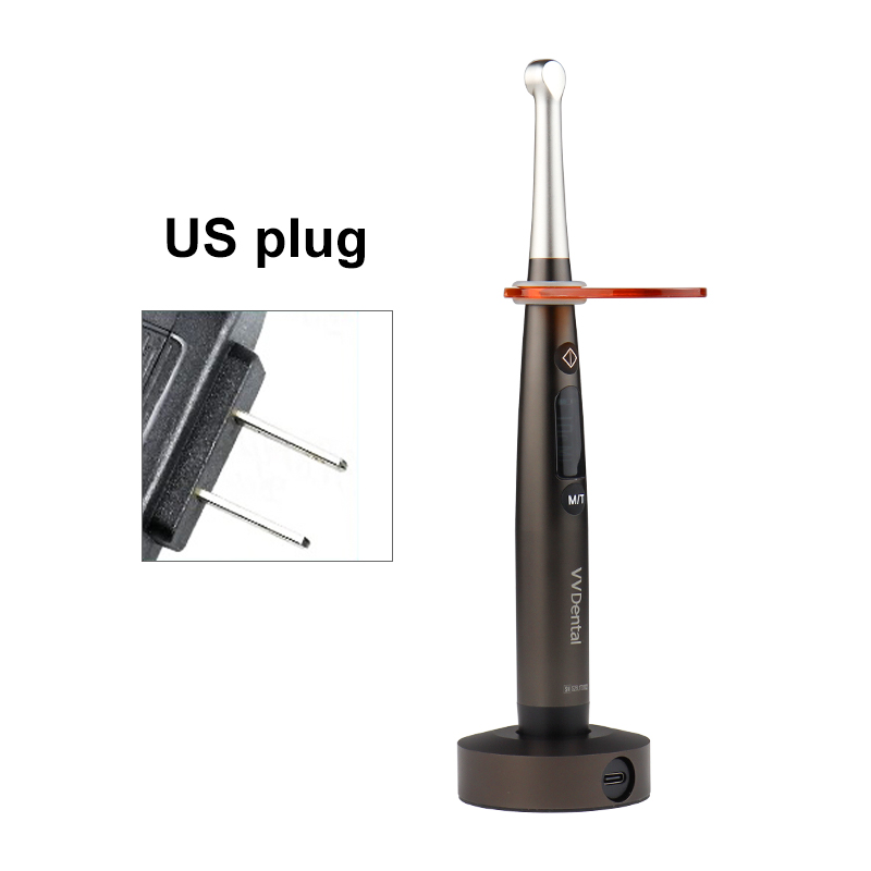 1 Second Dental Cordless Wireless LED Resin Cure Curing Light Lamp Tool 3100mw