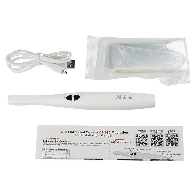 Portable Dental Intraoral Camera Wireless Wi-Fi Digital Oral Endoscope 1300MP