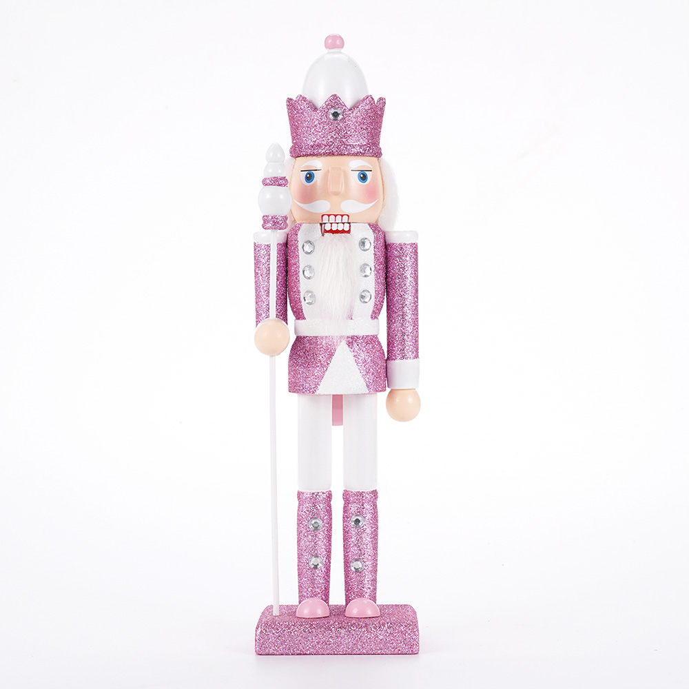 New Pastel Pink Nutcracker Christmas Decoration Holiday Decor Christmas style US