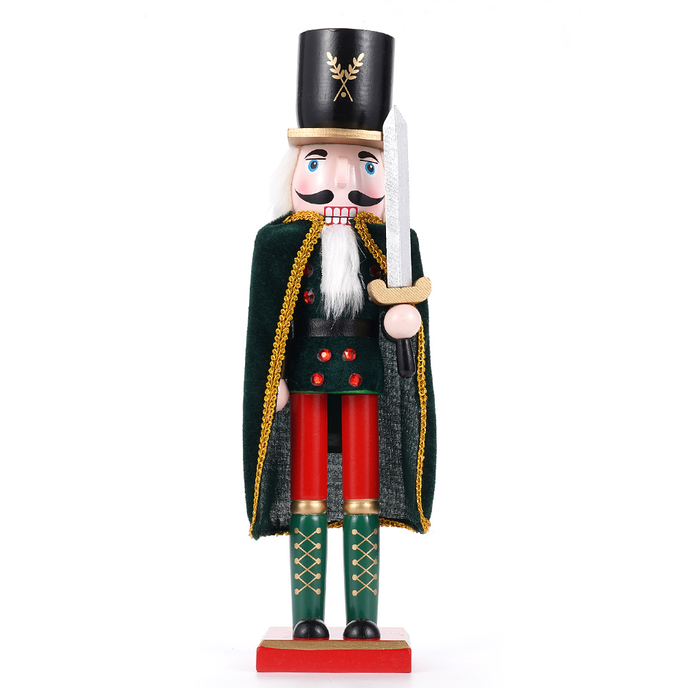 15in Nutcracker Soldier Wood Christmas Decoration Holiday Decor Christmas Style