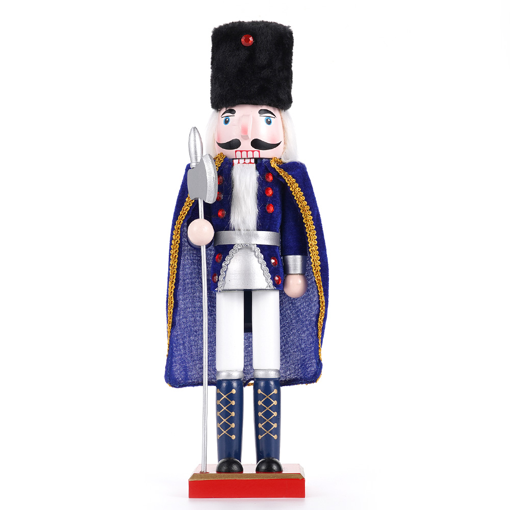 15in Nutcracker Soldier Wood Christmas Decoration Holiday Decor Christmas Style