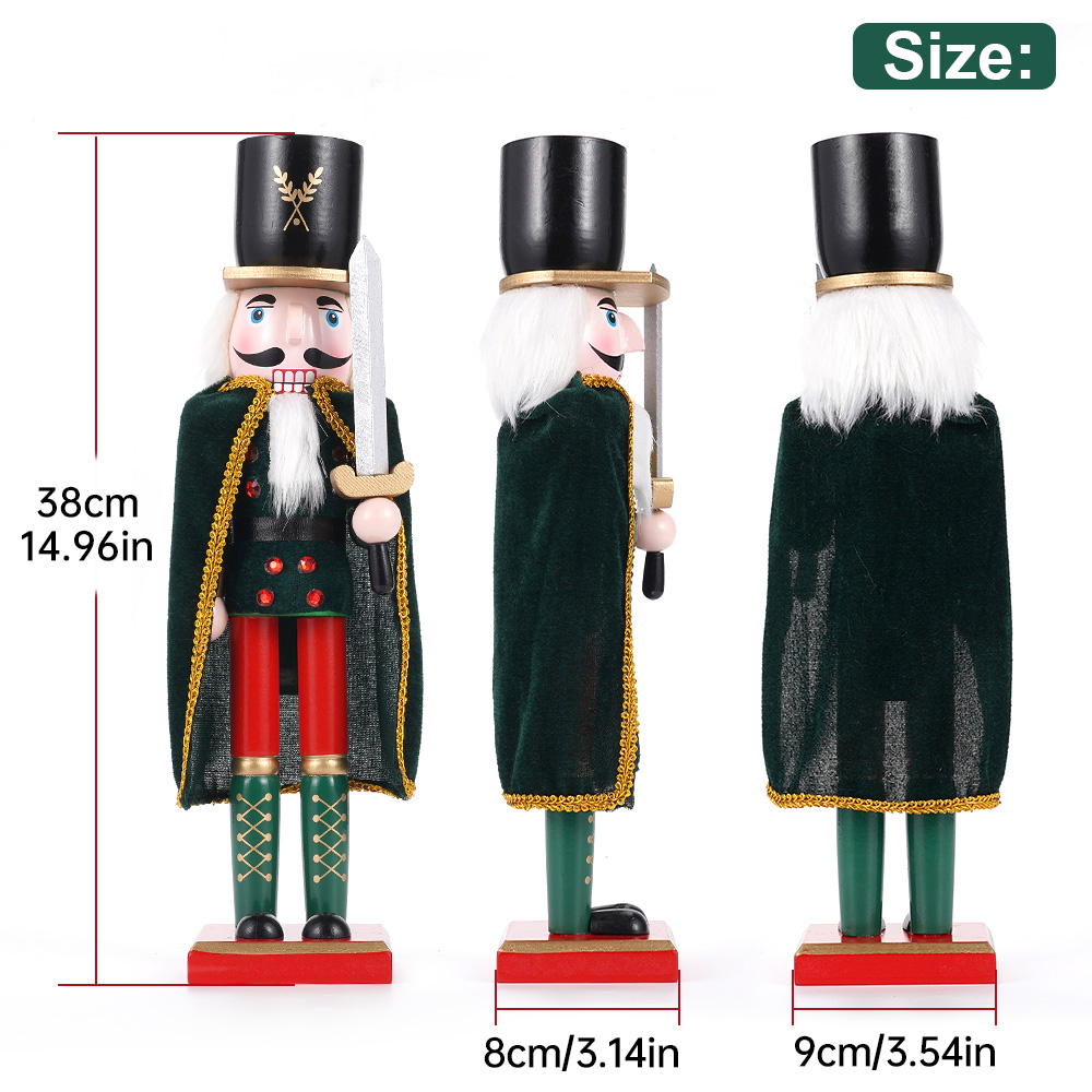 5 in-15 in Nutcracker Soldier Christmas Decoration Holiday Decor Christmas Style