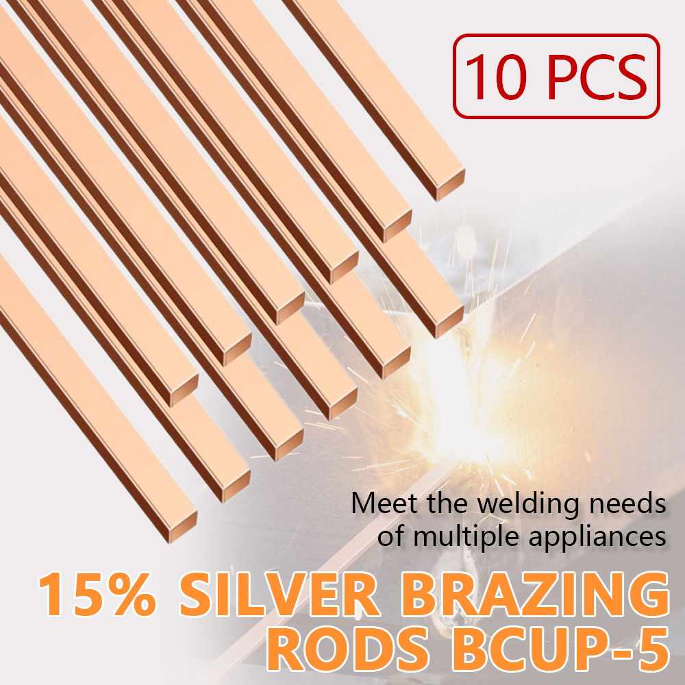 10-40 Sticks Brazing Rod BCuP-5 15% Silver for HVAC & Industrial Applications