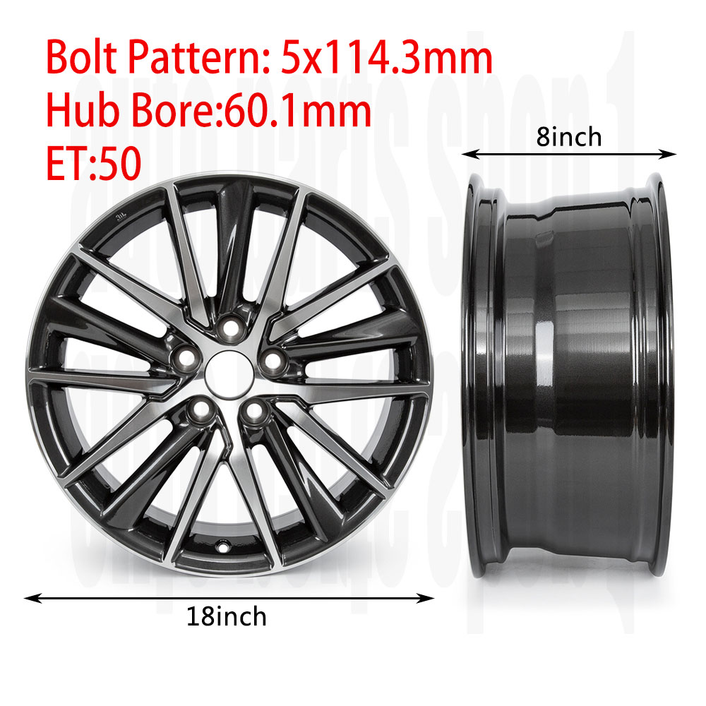 Replacement Rim For Toyota Camry 2006-2017 New 17x7 Inch Wheel Rim Fit 18x8 Inch - Picture 25 of 30