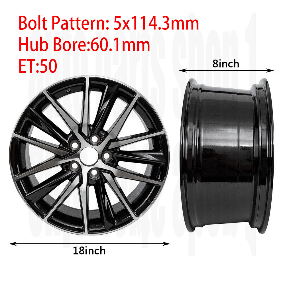 Replacement Rim For Toyota Camry 2006-2017 New 17x7 Inch Wheel Rim Fit 18x8 Inch - Picture 28 of 30