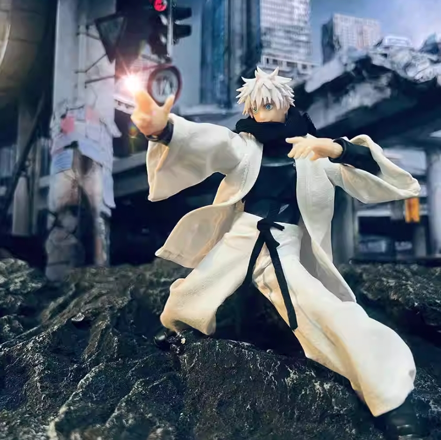 1/12 Scale Jujutsu Kaisen Gojo Satoru For 6" Romankey Figure Body (No Figure)