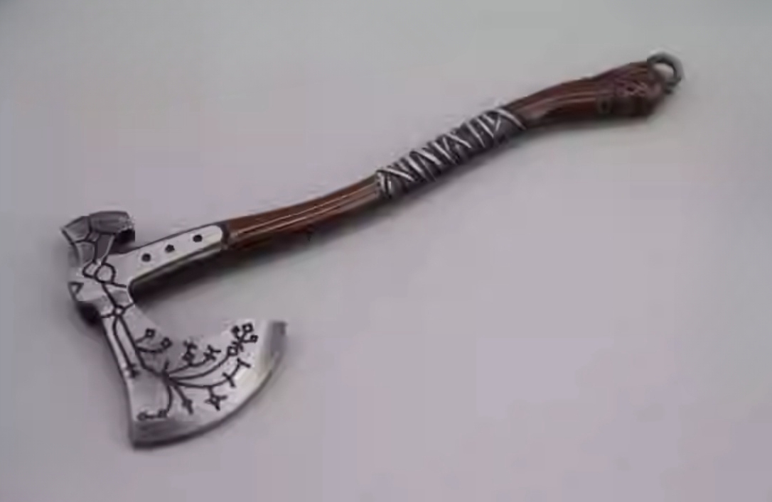 Custom 1/6 Scale 4.3'' Metal Leviathan's Axe Model For 12" Action Figure Body - Picture 10 of 10