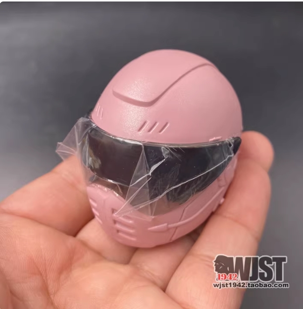 1/6 Scale Motorcycle Helmet Turnable Model Fit 12" Action Figure Dolls Body Toy - Picture 14 of 14
