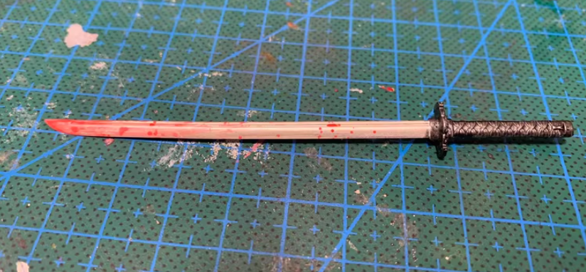 1/12 Custom Samurai sword For 6” Action Figure（No Figure）