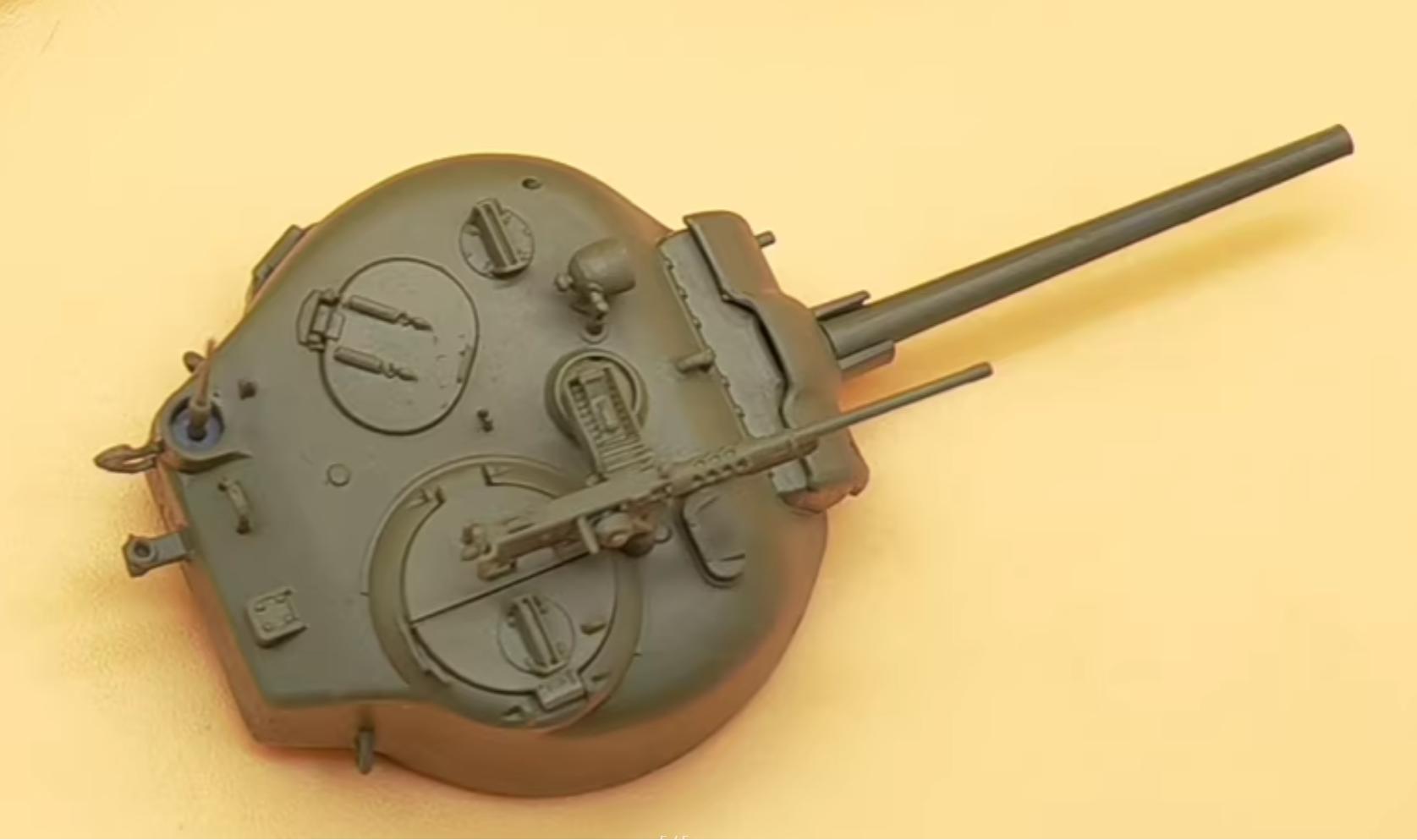 3D printed 1/72 Sherman M4A1 hybrid body tank model kit unpainted - Picture 7 of 7