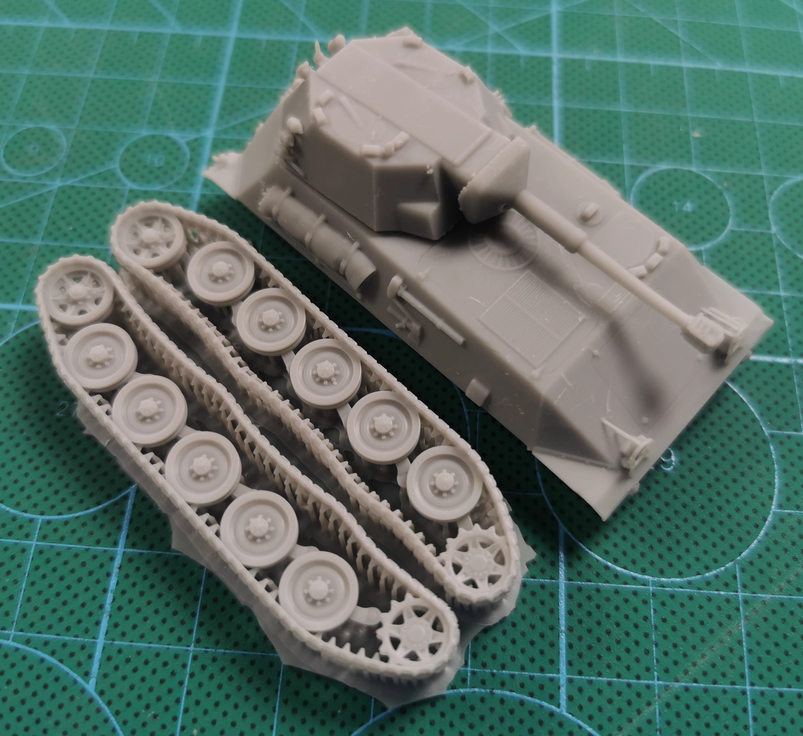 3D printing 1/72 Tank game German SPIC/HWK-12/Rhm•PW tank unpainted mode kit - Picture 13 of 15