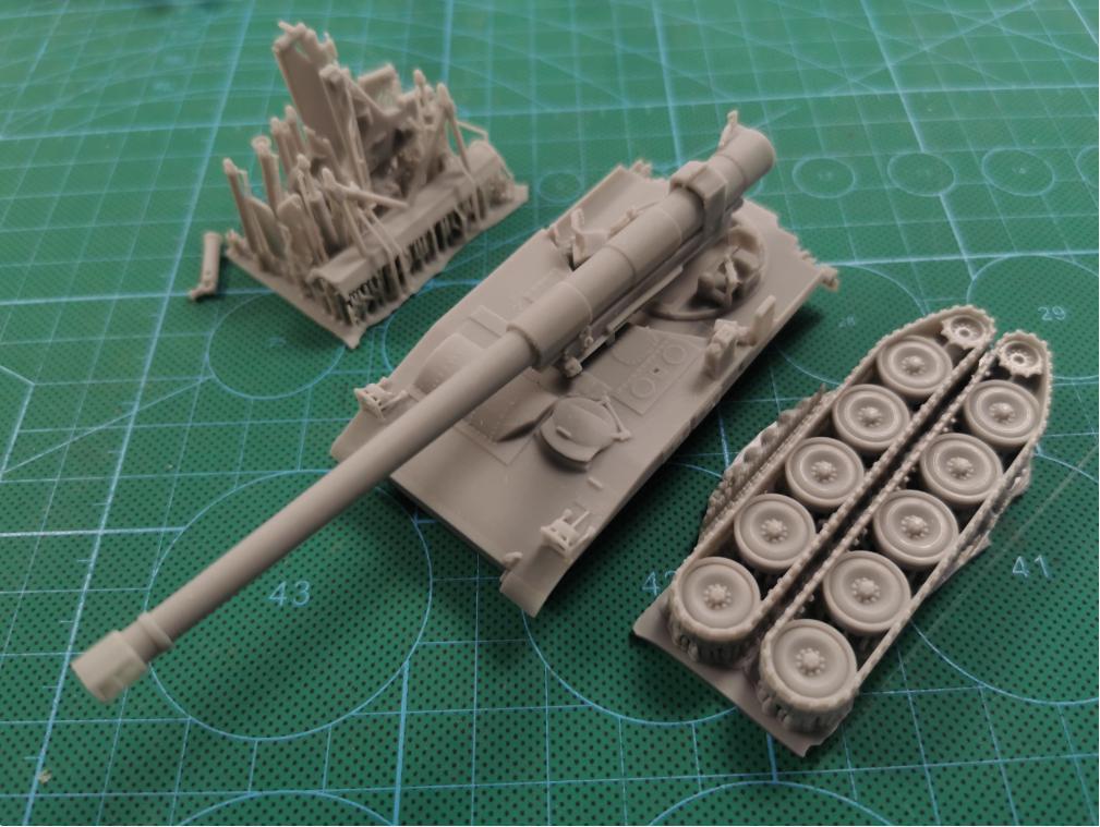 3D printed 1/72/35 model tank kit US self-propelled gun series M55/ M110A2 /M12 - Picture 16 of 18