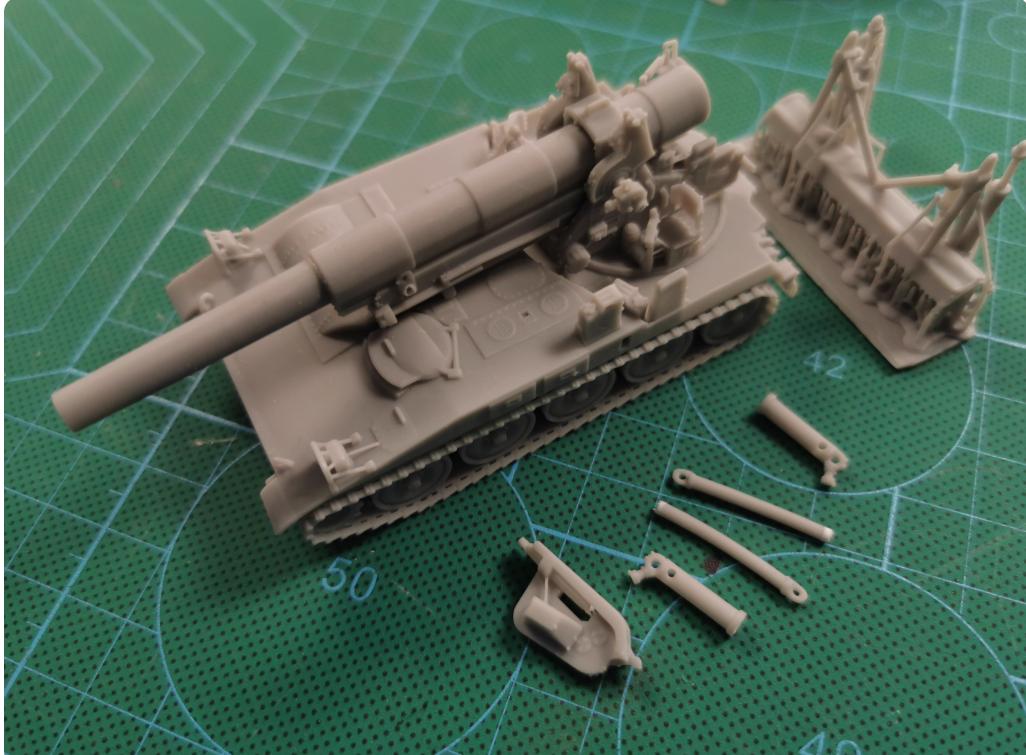 3D printed 1/72/35 model tank kit US self-propelled gun series M55/ M110A2 /M12 - Picture 17 of 18