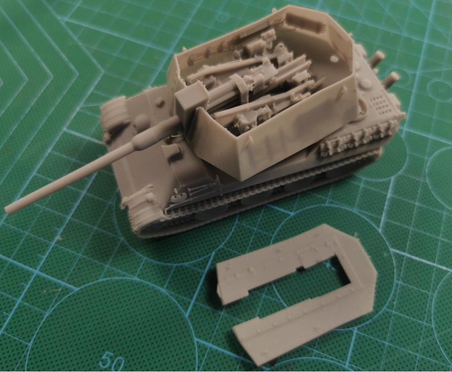 3D printing 1/72 Panther (Chassis) "Kugelblitz" /55mm/88mm gun Unpainted Kit - Picture 14 of 16