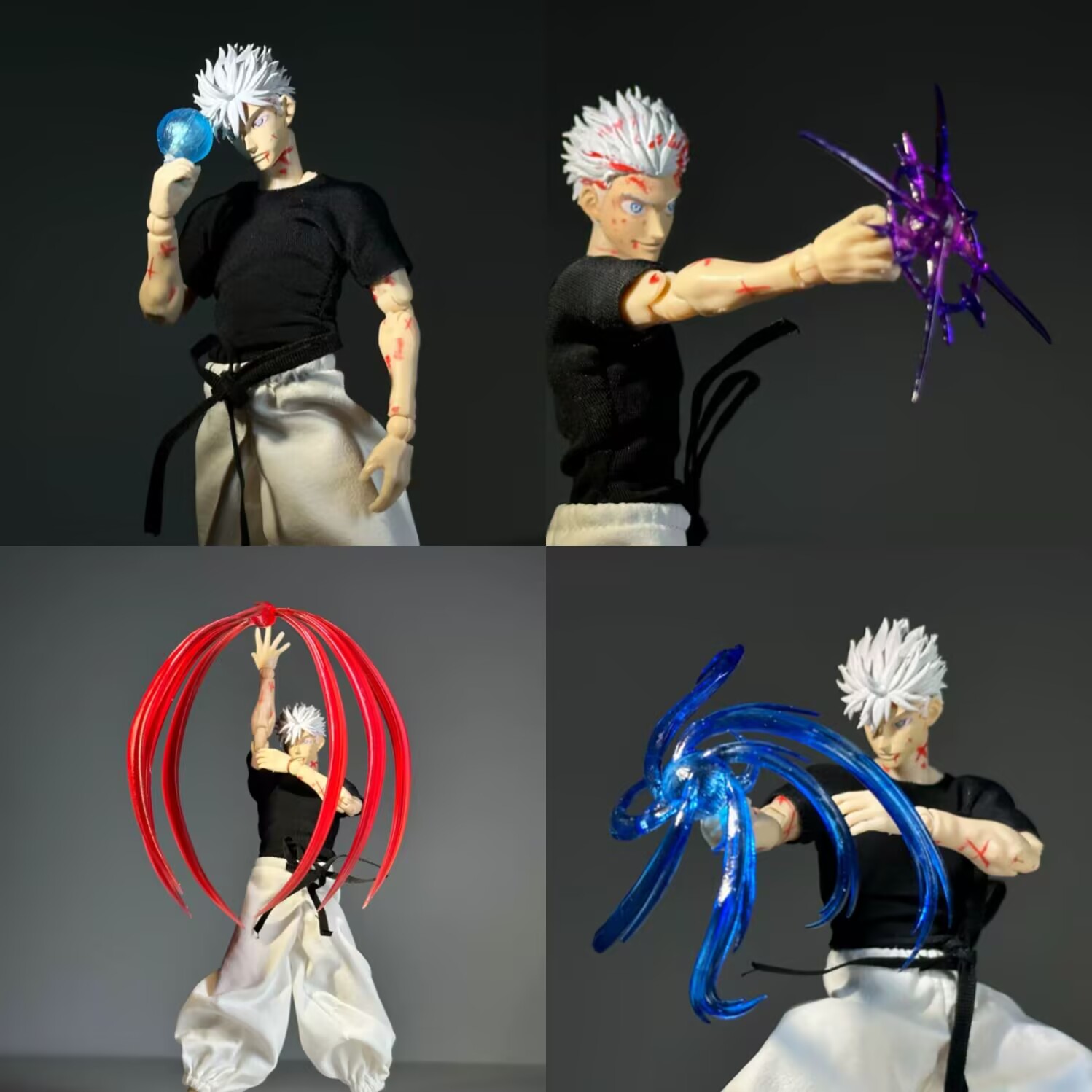 （No Figure）1/12Custom Effect parts For 6”shf Jujutsu Kaisen Satoru Gojo Figure