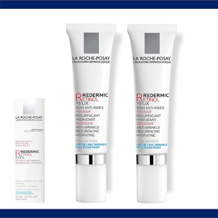 1/2/3X| La-Roche-Posay-Redermic R Retinol Eye Cream Anti-Aging Retinol Eye Cream