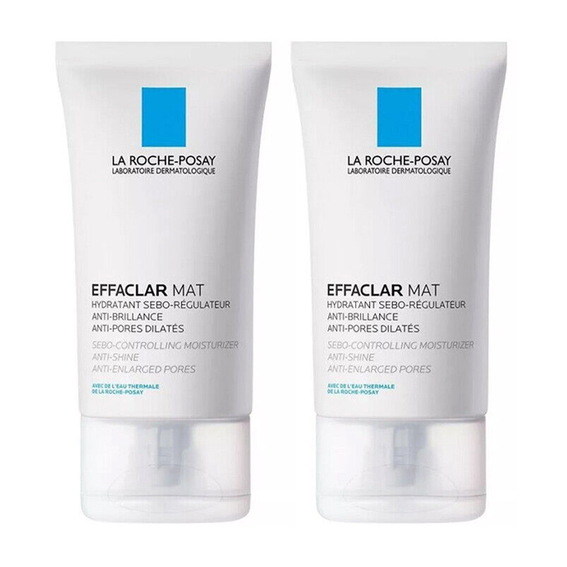 1/2PCS La Roche-Posay Effaclar Mat Cream Daily Moisturizer 40ml US