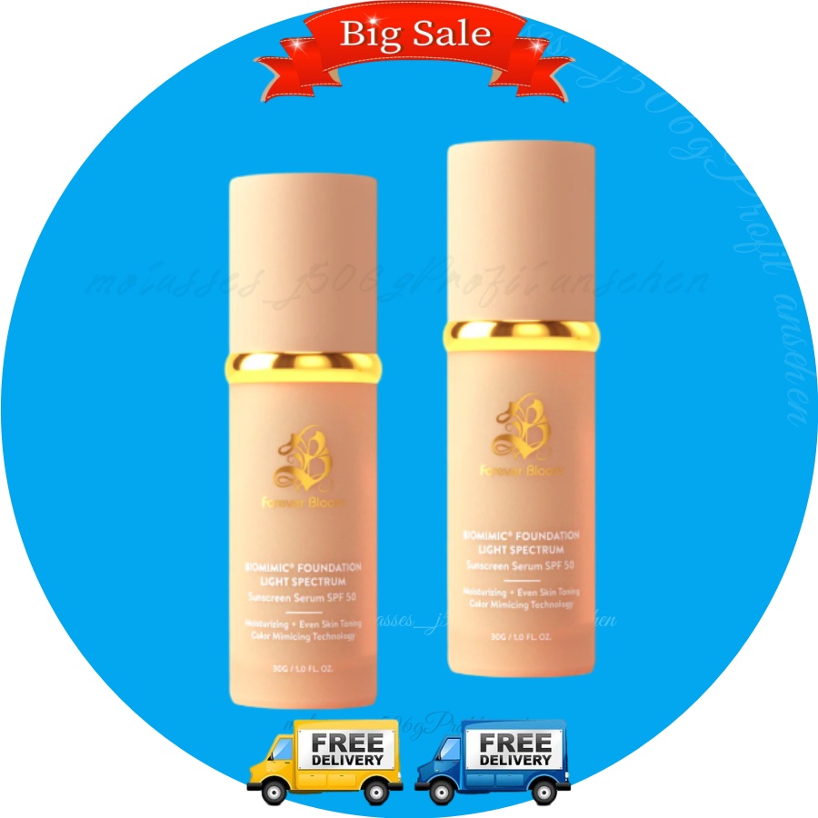 Forever'Bloom Foundation 4-in-1 Biomimic Light Spectrum-Foundation Liquid 30g - Picture 16 of 20