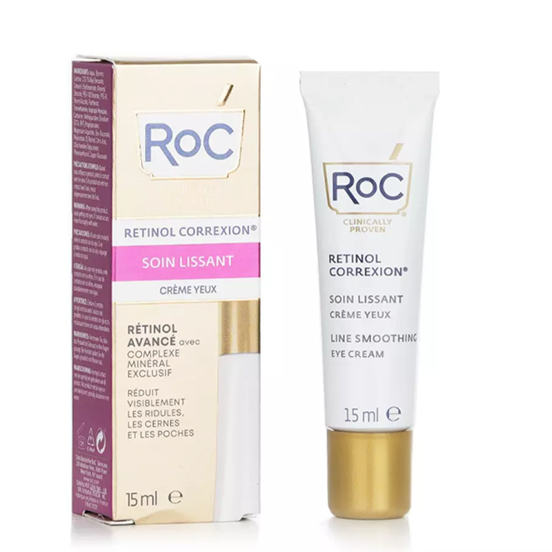 RoC Retinol Correxion Line Smoothing Daily Serum Eye Cream for Dark Circles NEW