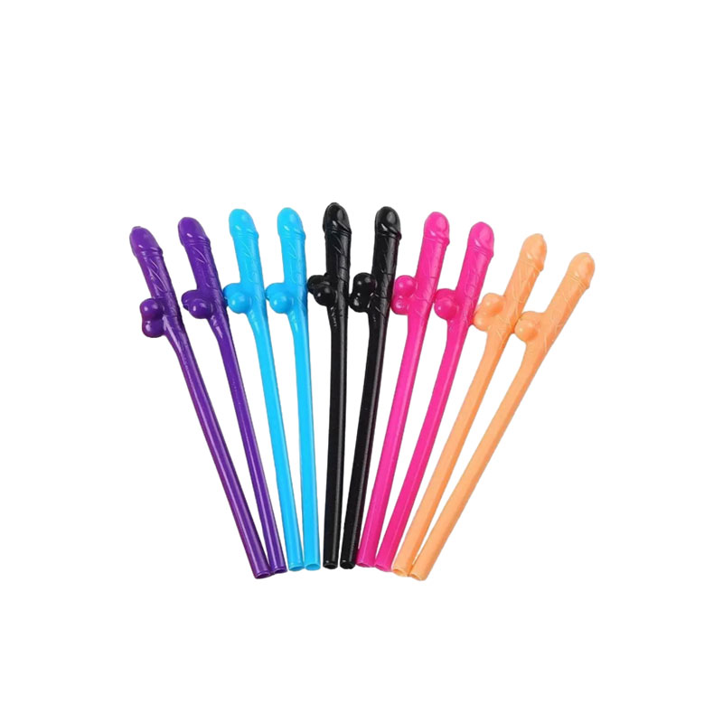 Penis Straws Bachelorette Party Supplies Bach Decoration Drinking Favors