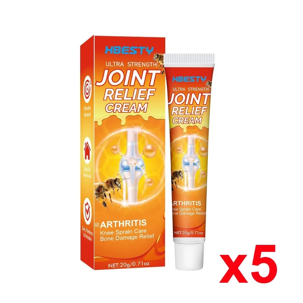 5PCS Knee Joint Relief Cream Arthritis Treatment Ointment Soothing Massage Cream