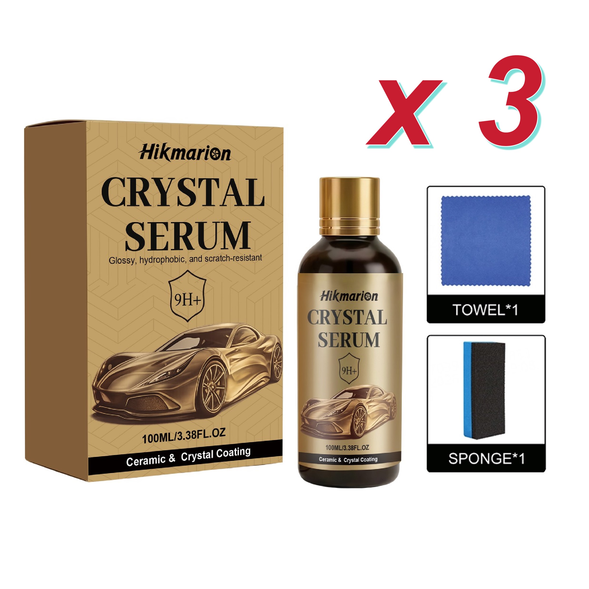 100ML PTZ Crystal Serum – Advanced Graphene Ceramic Coating For Cars ? New