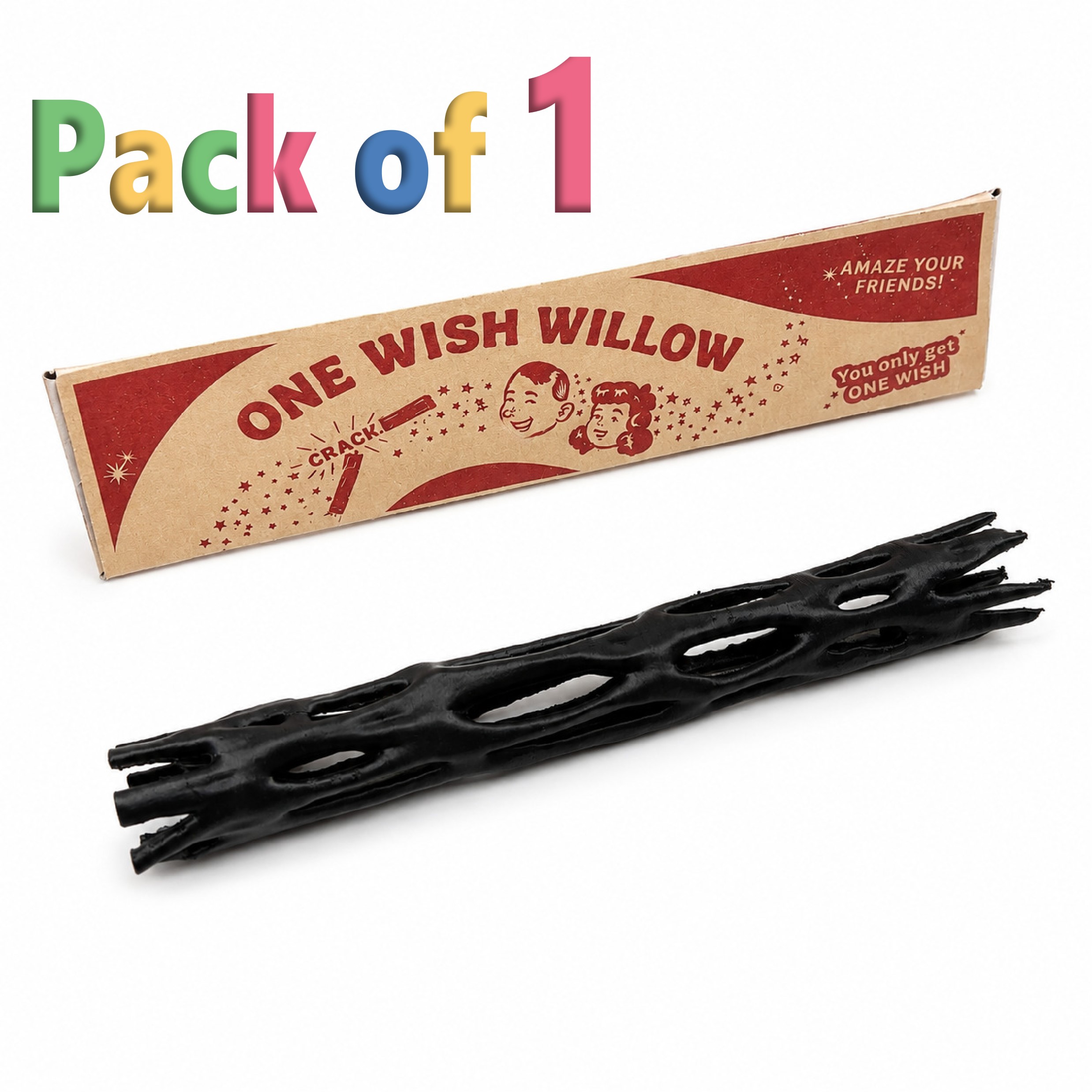 One Wish Willow Snap Stick Replica with Triangle Gift Box,Breakable Wish-Making