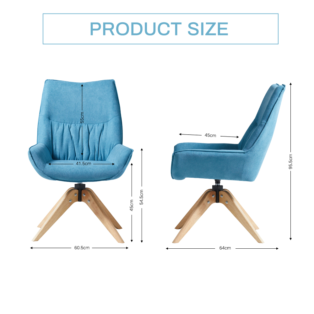 Esszimmerstühle Esszimmerstuhl Design Stuhl Küchenstuhl Gepolsterter Drehbar - Bild 10 von 11